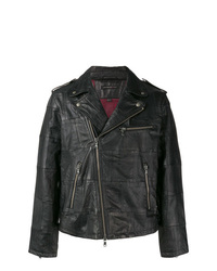 John Varvatos Leather Biker Jacket