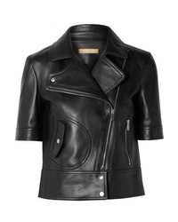 Michael Kors Collection Leather Biker Jacket