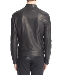 Versace Leather Moto Jacket