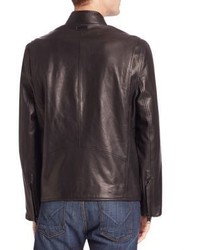 Andrew Marc Leather Moto Jacket