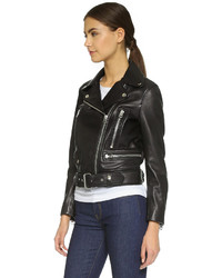 Acne Studios Leather Moto Jacket