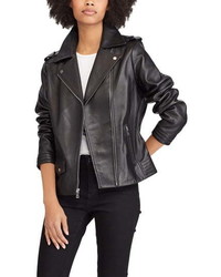 Lauren Ralph Lauren Leather Moto Jacket