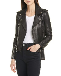 L'Agence Leather Moto Jacket