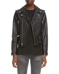 Saint Laurent Leather Moto Jacket