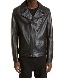 Schott NYC Leather Moto Jacket