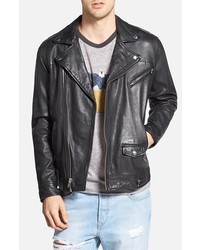 Obey Leather Moto Jacket