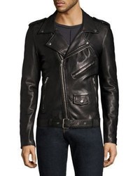 BLK DNM Leather Moto Jacket