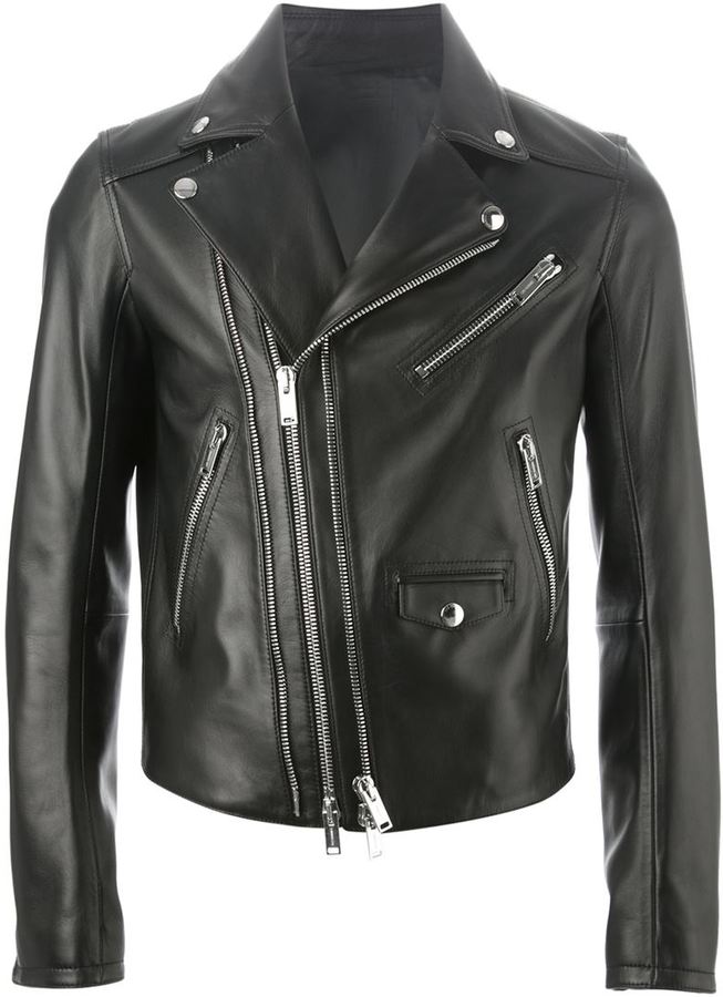 Les Hommes Asymmetric Biker Jacket, $1,919 | farfetch.com | Lookastic