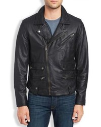 Lucky Brand Titan Leather Moto Jacket