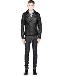 Mackage Jeffrey Black Leather Jacket