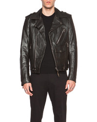 Maison Margiela Calfskin Leather Moto Jacket