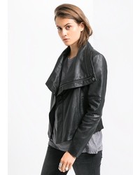 Mango Biker Leather Jacket