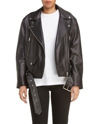 Acne Studios Merlyn Leather Moto Jacket