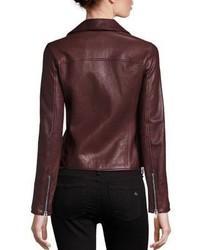 Doma Nappa Leather Moto Jacket