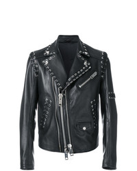 Les Hommes Perfecto Lace Detail Jacket