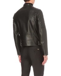 DSQUARED2 Quilted Leather Biker Jacket