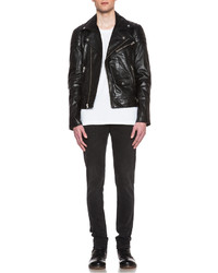 BLK DNM Quilted Leather Motorcycle Jacket