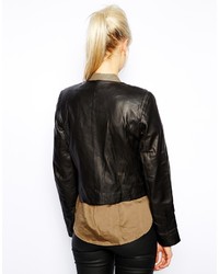 Twenty8Twelve R Leather Biker Jacket