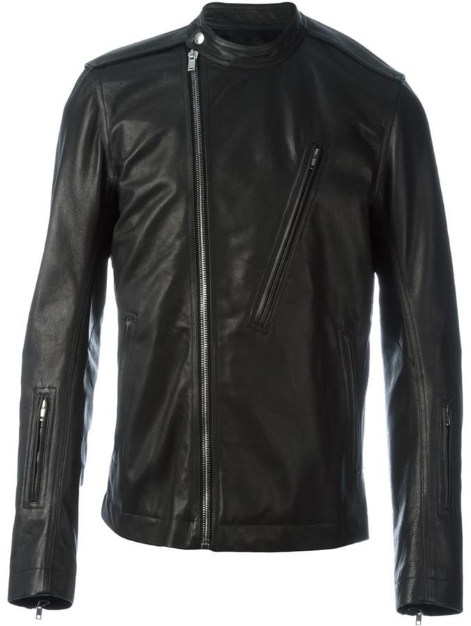 Rick Owens Biker Jacket, $907 | farfetch.com | Lookastic