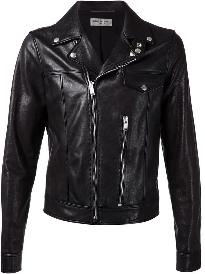 Saint Laurent Classic Biker Jacket, $5,490 | farfetch.com | Lookastic