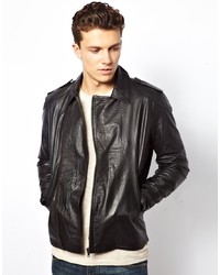 Selected Biker Leather Jacket