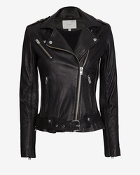 IRO Tamie Belted Leather Jacket