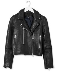 Topshop Boutique Leather Biker Jacket