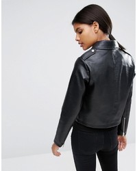Asos Ultimate Leather Look Biker Jacket