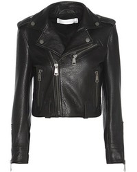 Victoria Victoria Beckham Cropped Leather Biker Jacket