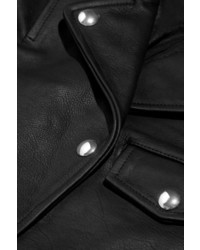 Alexander Wang Waxed Leather Biker Jacket