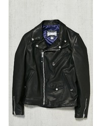 Schott X Uo Pebbled Leather Perfecto Jacket