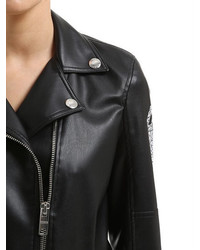 Versus Zayn X Faux Leather Biker Jacket