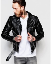 Nudie Jeans Ziggy Leather Biker Jacket