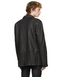 FREI-MUT Black Ade Leather Jacket