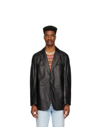 Andersson Bell Black Lambskin New Daddy Classic Jacket