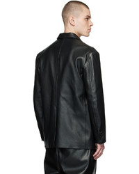 Wacko Maria Black Leather Jacket