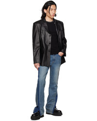 DRAE Black Leather Jacket
