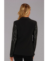 DKNY C Long Sleeve Shawl Collar Blazer