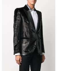 Just Cavalli Faux Leather Blazer