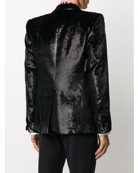 Just Cavalli Faux Leather Blazer