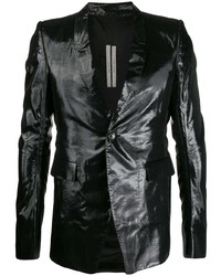 Rick Owens Lacquered Effect Tailored Blazer