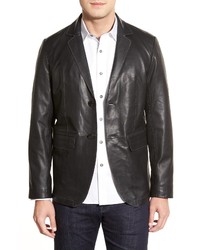 Missani Le Collezioni Lambskin Leather Sport Coat