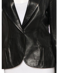 Yves Saint Laurent Leather Blazer