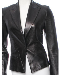 Narciso Rodriguez Leather Blazer