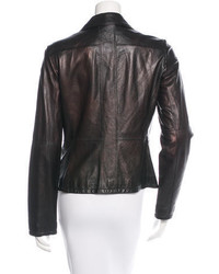 Chanel Metallic Leather Blazer