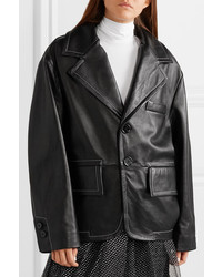 MM6 MAISON MARGIELA Oversized Leather Jacket
