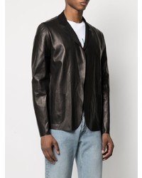 Salvatore Santoro Ovine Leather Blazer