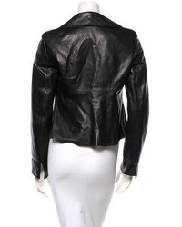 Akris Perforated Leather Blazer