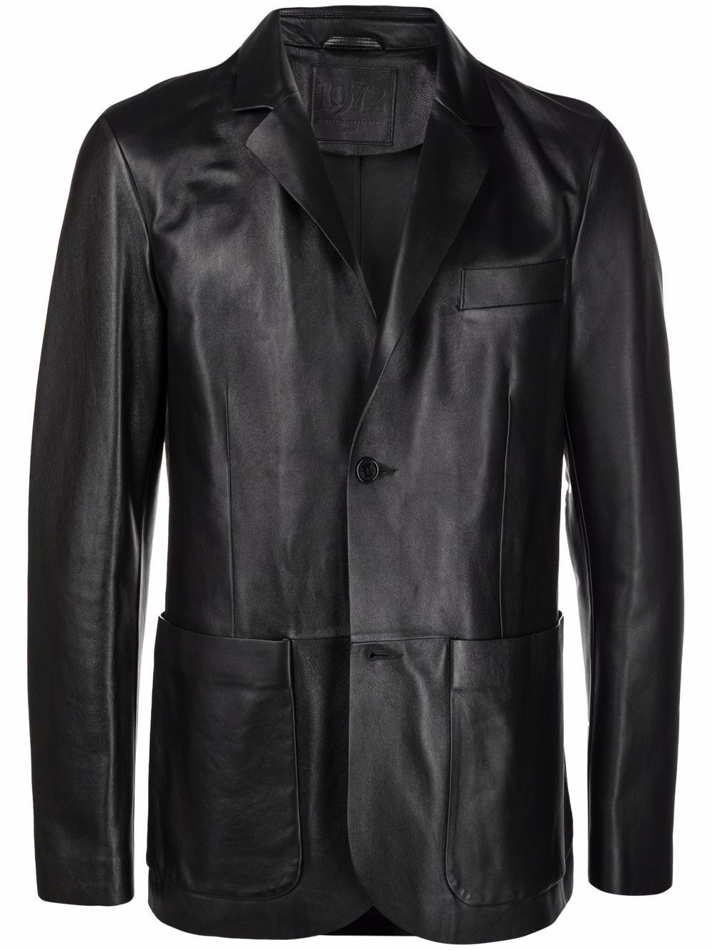 Desa 1972 Single Breasted Leather Blazer, $991 | farfetch.com | Lookastic