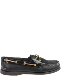 Sperry Ao Caviar Boat Shoes Leather